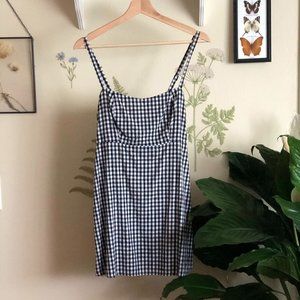 BRANDY MELVILLE GINGHAM KARLA DRESS